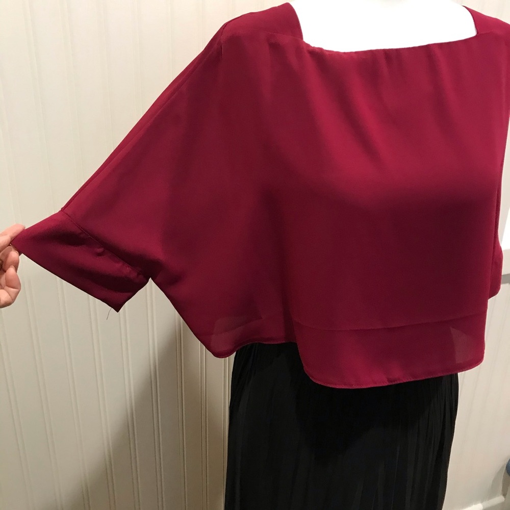 CAPE BLOUSE - Picture 7 of 12